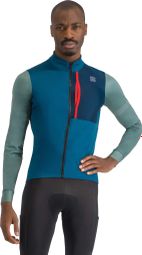 Sportful Langarm Trikot Supergiara Thermal Blau/Grün