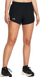 Pantalón Corto Under Armour Fly By 3 Negro Mujer