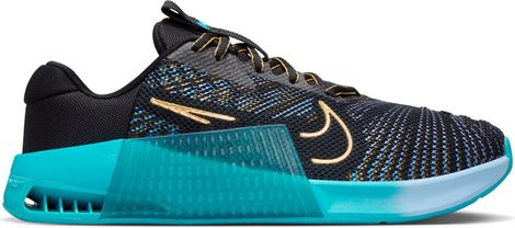 Chaussures de Training Nike Metcon 9 AMP Bleu/Or Femme