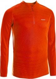 Triban Essential Long Sleeve Jersey Red