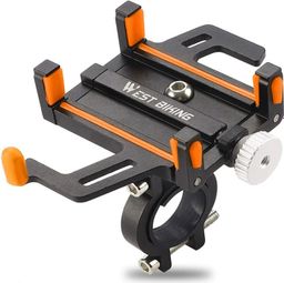 Support de téléphone de guidon de vélo en alliage d'aluminium