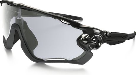 Oakley jawbreaker clear to black iridium photochromic lenses - polished black frame / ref: oo9290-14