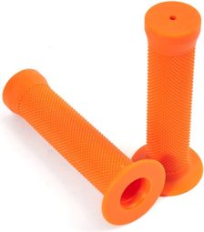 Poignees BMX diamond orange avec bride 130mm KHEbikes
