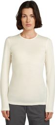 Camiseta de manga larga Icebreaker Merinos 200 Oasis Blanca para mujer