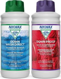 Lessive duvet Down Wash 1L et imperméabilisant Down Proof 1L