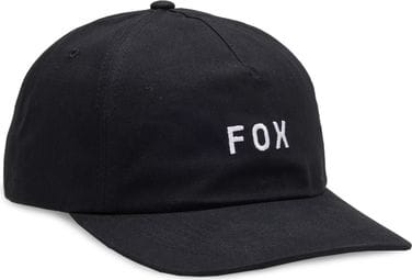 Casquette Fox ajustable Wordmark Noir
