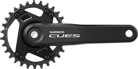 Shimano Cues FC-U4000-1 Crankset 30T 9/10/11S Zwart