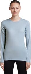 Camiseta de manga larga Icebreaker Merinos 200 Oasis Azul para mujer