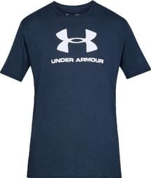 Under Armour Sportstyle Logo Tee 1329590-408 Homme t-shirt Bleu foncé