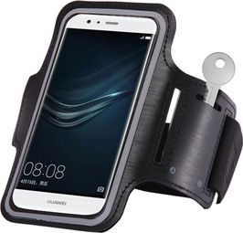 Brassard de course universel pour smartphones de 6 pouces  noir