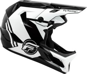 Casque Fly Racing Rayce Noir/Blanc/Gris — vue 4