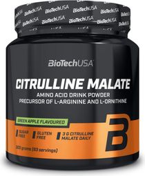 Citrulline Malate (300g) - Biotech Usa - Green Apple -  Citrulline