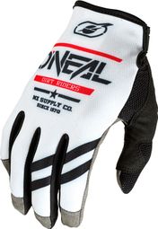 Gants Longs O'Neal MAYHEM SQUADRON V.22 Blanc/Noir 
