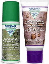 Nettoyant chaussures 125ml et imperméabilisant Waterproofing Wax Leather 100ml