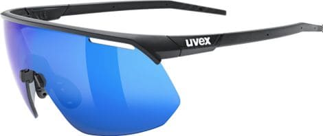 Occhiali Uvex Pace One Nero/Lenti a specchio Blu