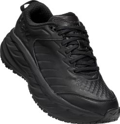 Pair of Women's Shoes Hoka Bondi SR Leather Black