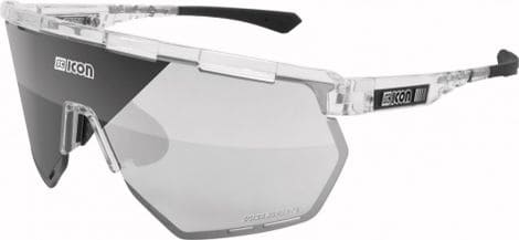 Scicon Sports Aerowing Lunettes De Soleil De Performance Sportive (Scnpp Silver Fotocromic/Briller)