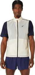 Asics Metarun Packable Sleeveless Jas Wit Heren