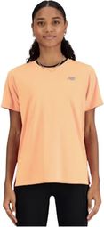 Maillot de manga corta Coral para mujer New Balance Sport Essentials