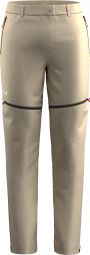 Salewa Puez Talveno beige converteerbare broek voor heren