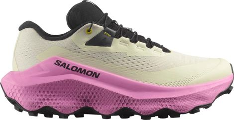 Chaussures Trail Salomon Ultra Glide 3 Blanc/Rose Femme