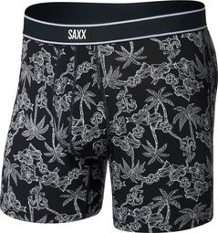 Saxx Daytripper Comfort Stretch Brief Boxer Shorts, Black/Gray, Men's