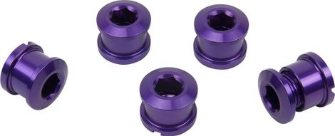 Tornillo de plato Insight 8,5x4mm Aluminio Morado (x5 Unidades)