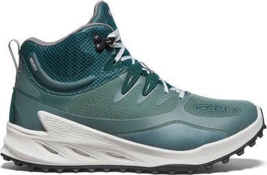 Keen Zionic Waterproof Mid Women's Hiking Shoes Blue/Green