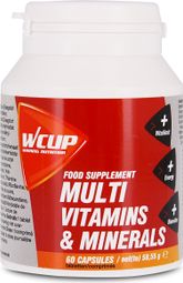 Complément alimentaire WCUP Multi Vitamines et Minéraux 60 caps