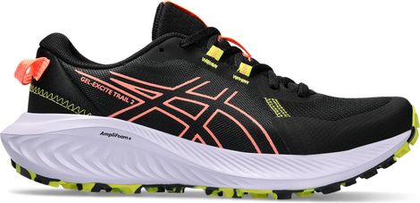 Chaussures de Trail Running Femme Asics Gel Excite Trail 2 Noir Rose