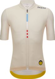 Santini Mont Ventoux Kurzarmtrikot Beige