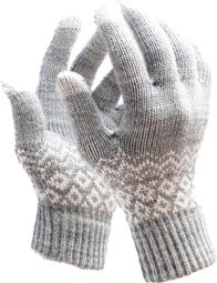 Gants Hiver R2B Gants tactiles tricotés Taille S/M Gris