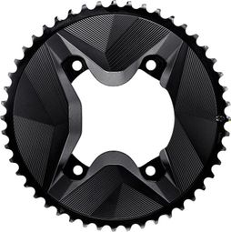 Plateaux Alugear Rond Aerogear Asymétrique Shimano GRX 11/12 Vitesses Noir