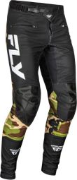 Fly Racing Rayce Broek Zwart/Camo Kind