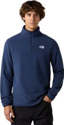 The North Face Glacier 1/4 Zip fleecevest blauw voor heren