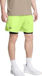 Under  Armour Vanish Woven Shorts 2 in 1 Grün Schwarz Herren