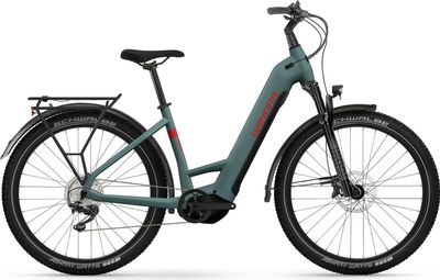 Winora Yucatan X12 Lowstep Shimano Deore 12V 27,5'' 720 Wh Grijs 2023 Elektrische Stadsfiets