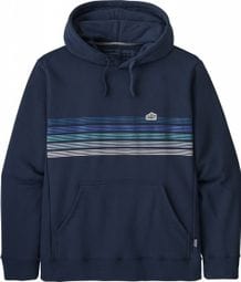 Patagonia Line Logo Stripe Uprisal Hoody Blue