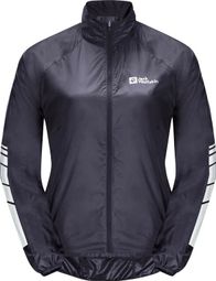 Veste Coupe-Vent Jack Wolfskin Morobbia Wind Gris Femme