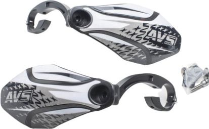 AVS KIT DECO Handguard (aluminium beugel met scharnier) Zwart Wit