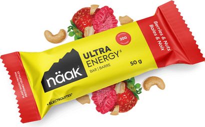 Näak ultra energy barrita de frutas del bosque y nueces 50g