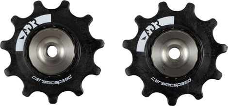 Pair of Ceramicspeed Alpha Rollers for Shimano R8150/R8050/R7150/R5800 (Black)