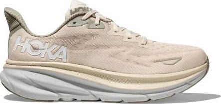 Hoka Clifton 9 Hardloopschoenen Beige/Kaki Heren