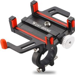 Support de téléphone de guidon de vélo en alliage d'aluminium