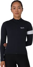 Damestrui Rapha Core Thermal Lange Mouw Zwart/Wit