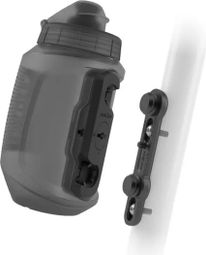 Kit Fidlock de portabidones + bidón Twist de 550 ml en color ahumado