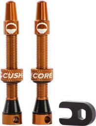 Tubeless CushCore valves 44 mm Orange