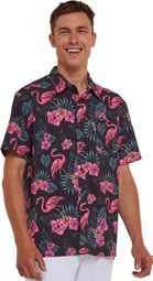 Chemise Technique Dharco Party Parker Flamands Roses