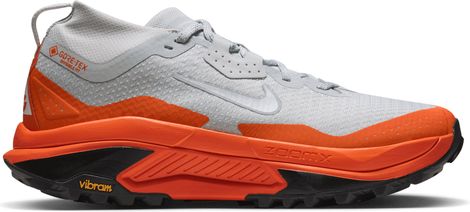 Nike ACG Zegama Trail GTX Men's Trail Running Shoes, Gray/Orange
