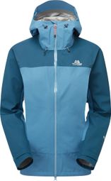 Wasserdichte Damenjacke Mountain Equipment Saltoro Blau